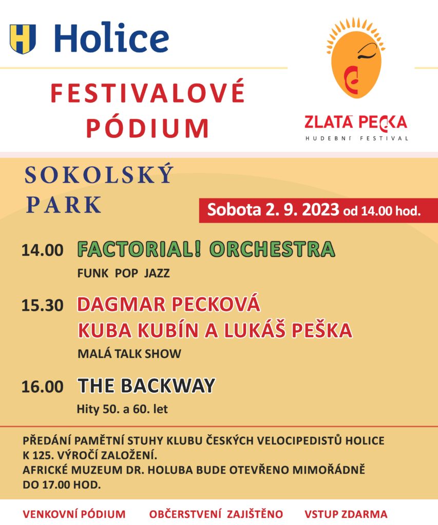 Plakát Festivalové pódium Holice